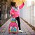 Mochila Infantil Feminina Rodinha Galinha Pintadinha Pequena - Imagem 5