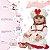 Boneca Reborn Loira Realista 46cm Com Bolsa Enxoval Completo - Imagem 4