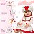 Boneca Reborn Realista Loira Enxoval Completo Luxo Com Bolsa - Imagem 4