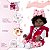 Boneca Reborn Realista Girafinha Negra Enxoval Luxo 24 Itens - Imagem 4