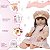 Bebe Reborn Menina Linda Cabelo Longo Enxoval 24 Itens Luxo - Imagem 4