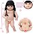 Boneca Reborn Realista Girafinha Morena Itens Fala 30 Frases - Imagem 6
