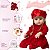 Boneca Reborn Realista Loira Vinil Enxoval Luxo Completo - Imagem 4