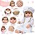 Boneca Reborn Realista Menina Loira Com Bolsa 24 Itens Luxo - Imagem 3