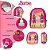 Mochila Infantil Feminina Barbie Ken Costas Lancheira Estojo - Imagem 3