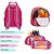Mochila Infantil Feminina Rodinhas Barbie Ken Com Lancheira - Imagem 6