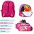 Mochila Infantil Feminina Barbie Filme Com Lancheira Rosa - Imagem 6