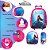 Mochila Infantil Feminina Rodinhas Rosa Pequena Sereia Filme - Imagem 3