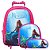 Mochila Infantil Feminina Rodinhas Rosa Pequena Sereia Filme - Imagem 1