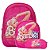 Mochila Infantil Feminina Barbie Com Lancheira Térmica Rosa - Imagem 1
