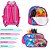 Kit Mochila Infantil Feminina Rodinha Pequena Sereia Desenho - Imagem 6