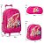 Kit Mochila Infantil Feminina Rodinha Barbie Filme Lancheira - Imagem 4
