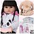 Boneca Reborn Realista Pandinha Morena 30 Frases Bolsa Itens - Imagem 1