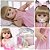 Boneca Reborn Realista Bailarina Loira Kit 22 Acessórios - Imagem 1