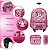 Kit Mochila Infantil Feminina Rodinha Minnie Com Lancheira - Imagem 3