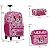 Kit Mochila Infantil Feminina Rodinha Minnie Com Lancheira - Imagem 4