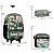 Mochila Infantil Masculina Minecraft Rodas Lancheira Térmica - Imagem 4