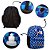 Mochila Infantil Masculina Sonic Costas Passeio Tam G Azul - Imagem 3