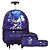 Mochila Infantil Masculina Rodinha Sonic 2 Com Lancheira - Imagem 1