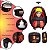 Kit Mochila Infantil Masculina Rodinha Naruto Juvenil Preta - Imagem 3