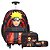 Kit Mochila Infantil Masculina Rodinha Naruto Juvenil Preta - Imagem 1