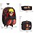 Kit Mochila Infantil Masculina Rodinha Naruto Juvenil Preta - Imagem 4
