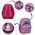 Mochila Infantil Feminina De Costas Stitch Juvenil Rosa - Imagem 3