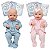 Boneca Reborn Gêmeos Realista Casal 43cm Com Kit Acessórios - Imagem 1