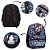 Mochila Infantil Menino Authentic Games Juvenil Costas Tam G - Imagem 3