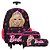 Kit Mochila Infantil de Rodinhas Feminina Barbie + Lancheira - Imagem 1