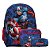 Kit Mochila Infantil Masculina Capitão América Juvenil Costa - Imagem 1