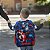 Kit Mochila Infantil Masculina Capitão América Juvenil Costa - Imagem 5