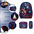 Kit Mochila Infantil Masculina Capitão América Juvenil Costa - Imagem 3