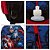 Mochila Infantil Escolar Masculina Capitão América Juvenil - Imagem 6