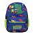 Mochila Infantil Masculina Dinossauro Juvenil Costas Azul - Imagem 1