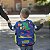 Mochila Infantil Masculina Dinossauro Juvenil Costas Azul - Imagem 5