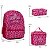 Kit Mochila Infantil Menina Barbie Costas Com Lancheira Rosa - Imagem 4
