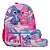 Kit Mochila Infantil Menina Stitch Costas Juvenil Lancheira - Imagem 1