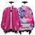 Kit Mochila Escolar Infantil Rodinha Stitch Rosa Juvenil - Imagem 6