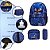 Kit Mochila Infantil Masculina Sonic Juvenil Tam G Costas - Imagem 3