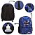 Mochila Infantil Menino Game Sonic Costas Juvenil Cor Azul - Imagem 3