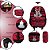 Kit Mochila Infantil Rodinha Minnie Mouse Juvenil Vermelha - Imagem 3