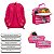 Kit Mochila Infantil Feminina Unicórnio Rosa Juvenil Costas - Imagem 6
