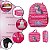 Kit Mochila Infantil Rodinha Menina Unicórnio Rosa 3 Peças - Imagem 3