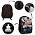 Mochila Infantil Masculina One Piece Costas Tam G Preta - Imagem 3