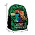 Mochila Infantil Masculina Juvenil Minecraft Costa Cor Verde - Imagem 4