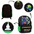 Mochila Infantil Masculina Rainbow Friends Costas Cor Preta - Imagem 3