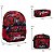Kit Mochila Infantil Masculina Homem Aranha Juvenil Vermelha - Imagem 4