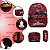 Kit Mochila Infantil Masculina Homem Aranha Juvenil Vermelha - Imagem 3