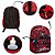 Mochila Infantil Menino Homem Aranha Costas Juvenil Vermelha - Imagem 3